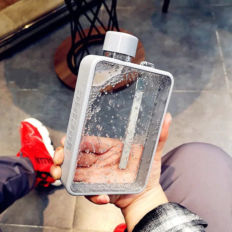 Flat Water Bottle